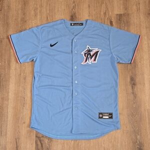 Sandy Alcantara Miami Marlins Mens L Large Stitched New